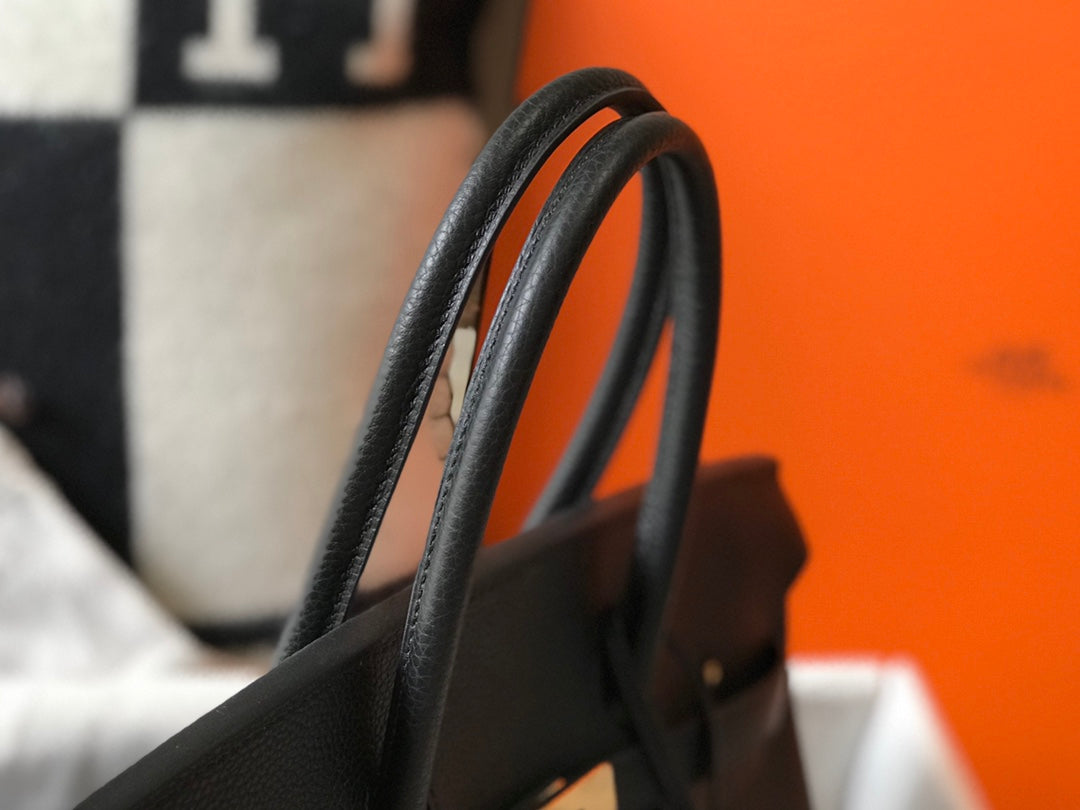 HM BIRKIN 35CM CUIR TOGO NOIR QUINCAILLERIE DORÉ