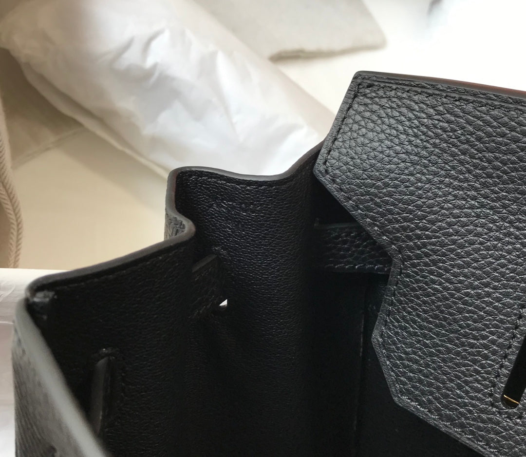 HM BIRKIN 35CM CUIR TOGO NOIR QUINCAILLERIE DORÉ