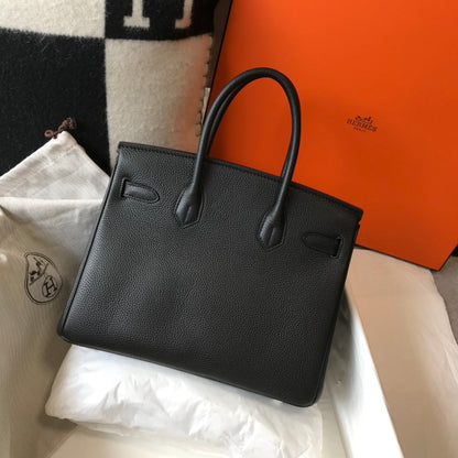 HM バーキン 30cm ブラック トゴレザー ゴールド金具