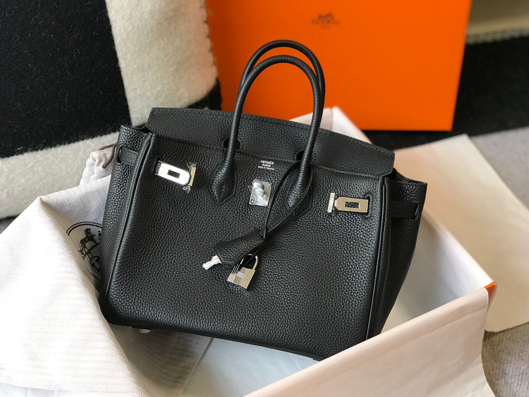 HM バーキン 30cm ブラック トゴレザー シルバー金具