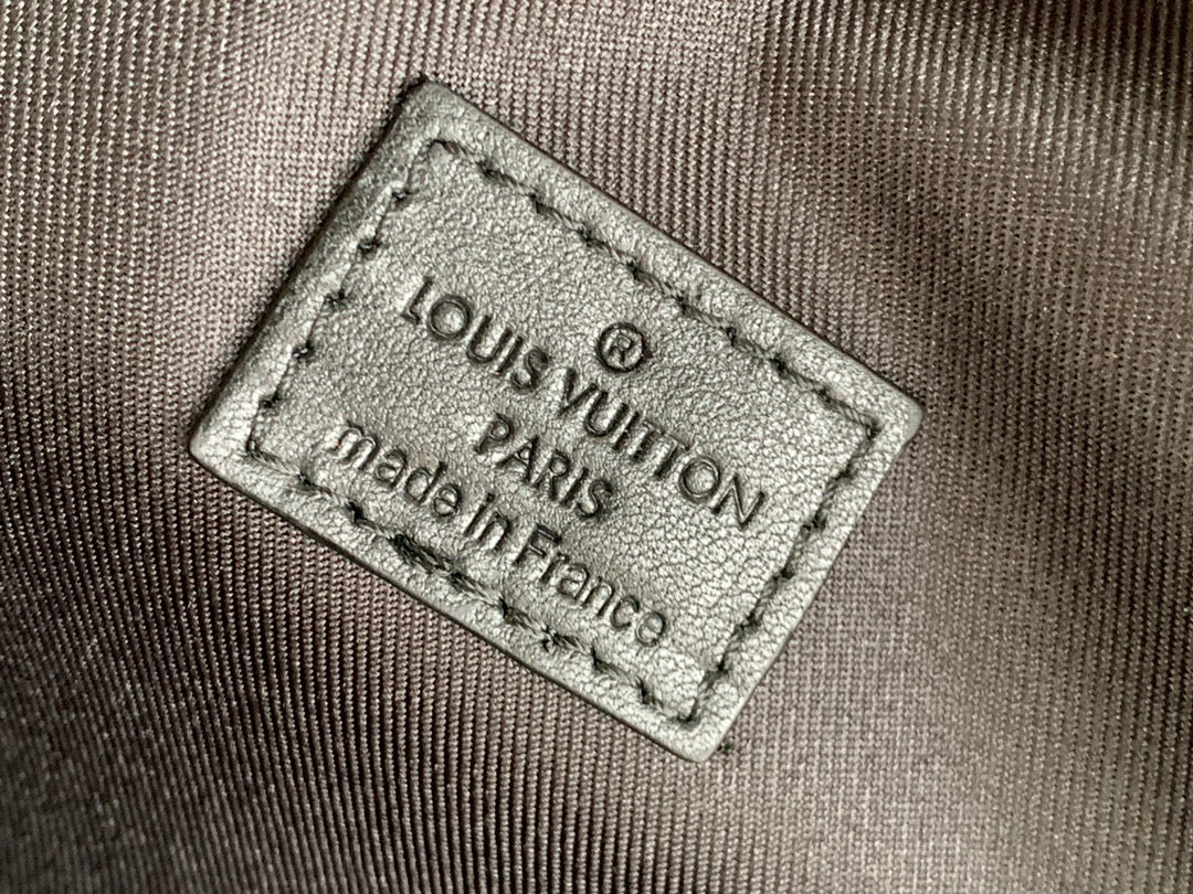 SAC À DOS DISCOVERY 40 EN TOILE MONOGRAMME MARRON LOGO CAOUTCHOUC