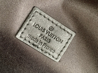 SAC À DOS DISCOVERY 40 EN TOILE MONOGRAMME MARRON LOGO CAOUTCHOUC
