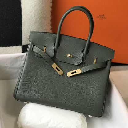 Sac HM Birkin 35 cm en pin, cuir Togo, matériel doré
