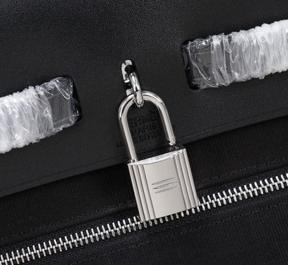 HM HERBAG ZIP 31 TOILE NOIRE