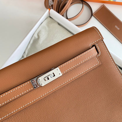 Kelly Danse II 22 cm Tan Evercolor Leather Show