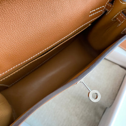 Kelly Danse II 22 cm Tan Evercolor Leather Show