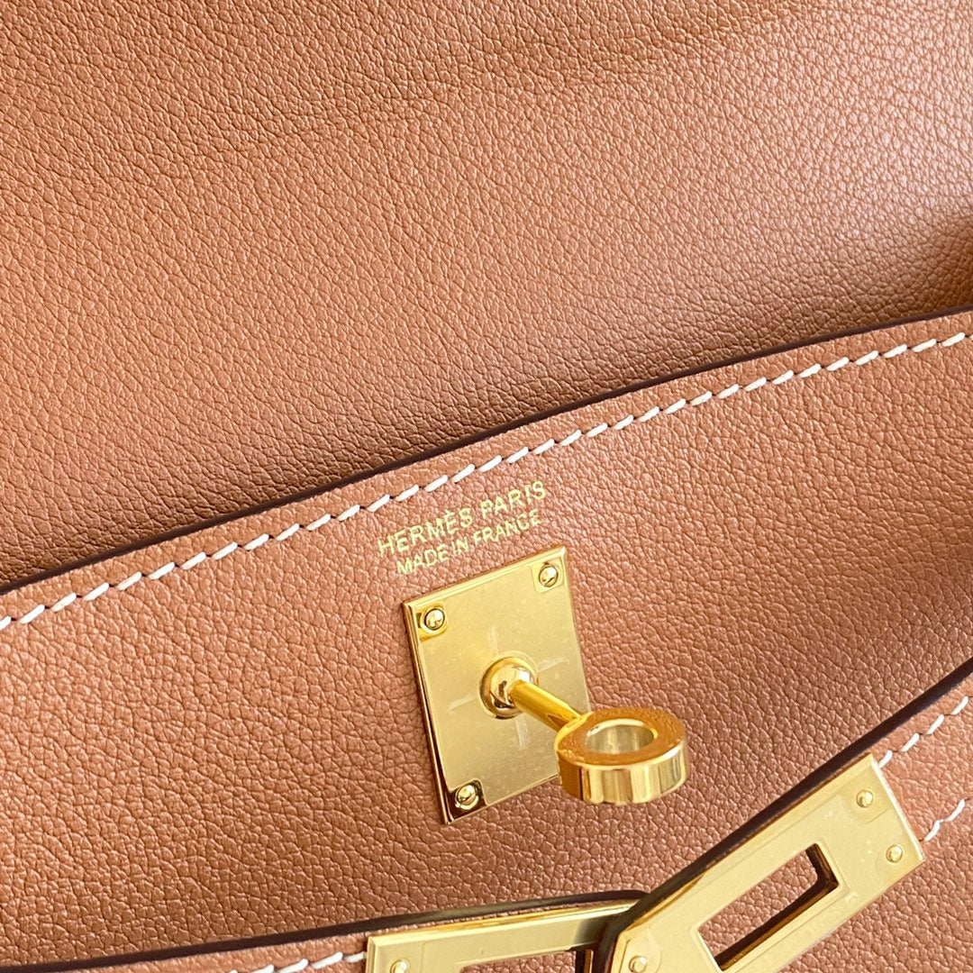 Kelly Danse II 22 cm Tan Evercolor Cuir Ghw