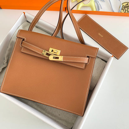 Kelly Danse II 22 cm Tan Evercolor Cuir Ghw