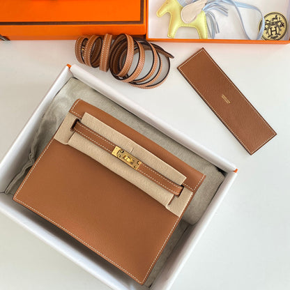 Kelly Danse II 22 cm Tan Evercolor Cuir Ghw
