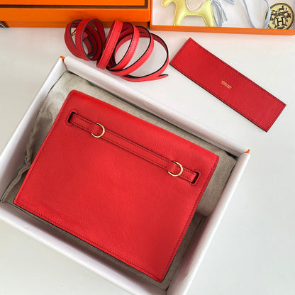 Kelly Danse II 22 cm en cuir rouge Evercolor Ghw