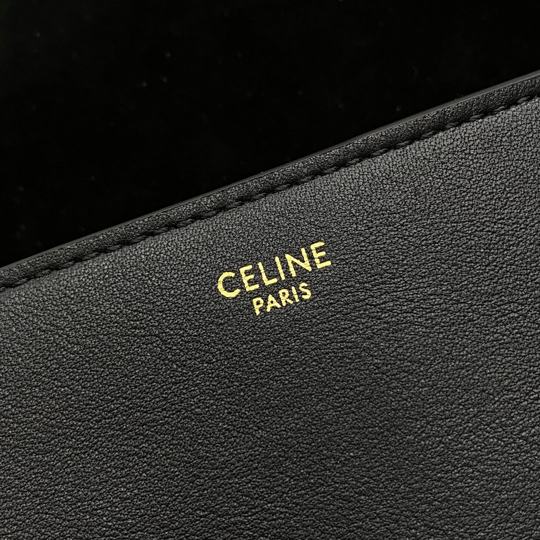 FOLCO CUIR TRIOMPHE 18 EN CUIR DE VEAU NOIR