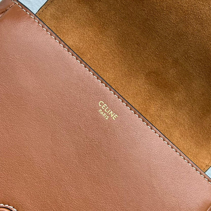 FOLCO CUIR TRIOMPHE 18 EN CUIR DE VEAU ROUGE MARRON