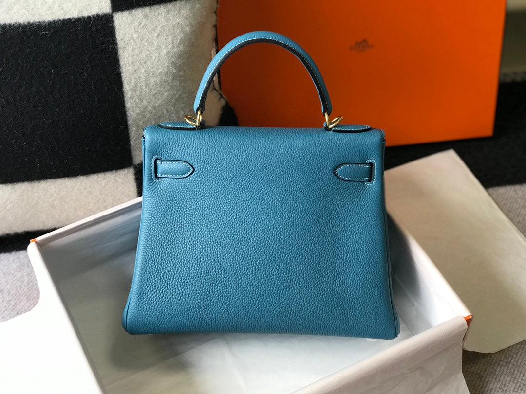 HM ケリー 32cm バッグ セルリアントーゴ ゴールド金具