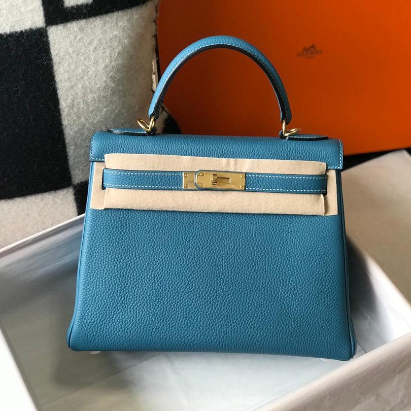 HM ケリー 32cm バッグ セルリアントーゴ ゴールド金具