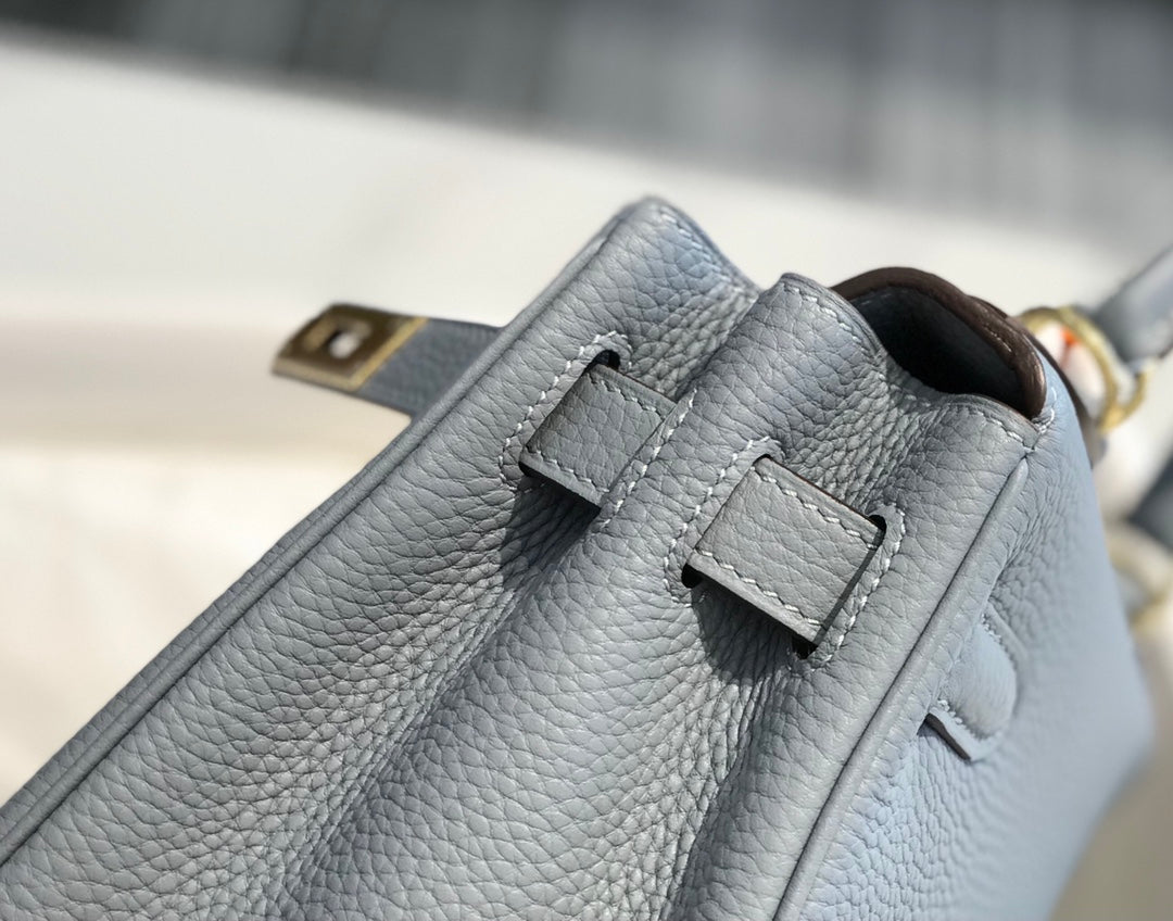 HM ケリー 32cm バッグ 強化グレー トーゴ ゴールド金具