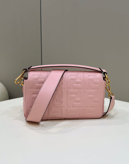バゲット 27cm ピンク ラムスキン ゴールド金具