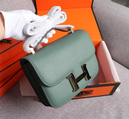 HM CONSTANCE BAGS 19 HUNTER EPSOM LAMBSKIN