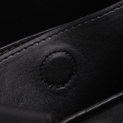 Sac cabas PRA 18 DYNAMIQUE LOGO EN CUIR DE VEAU NOIR