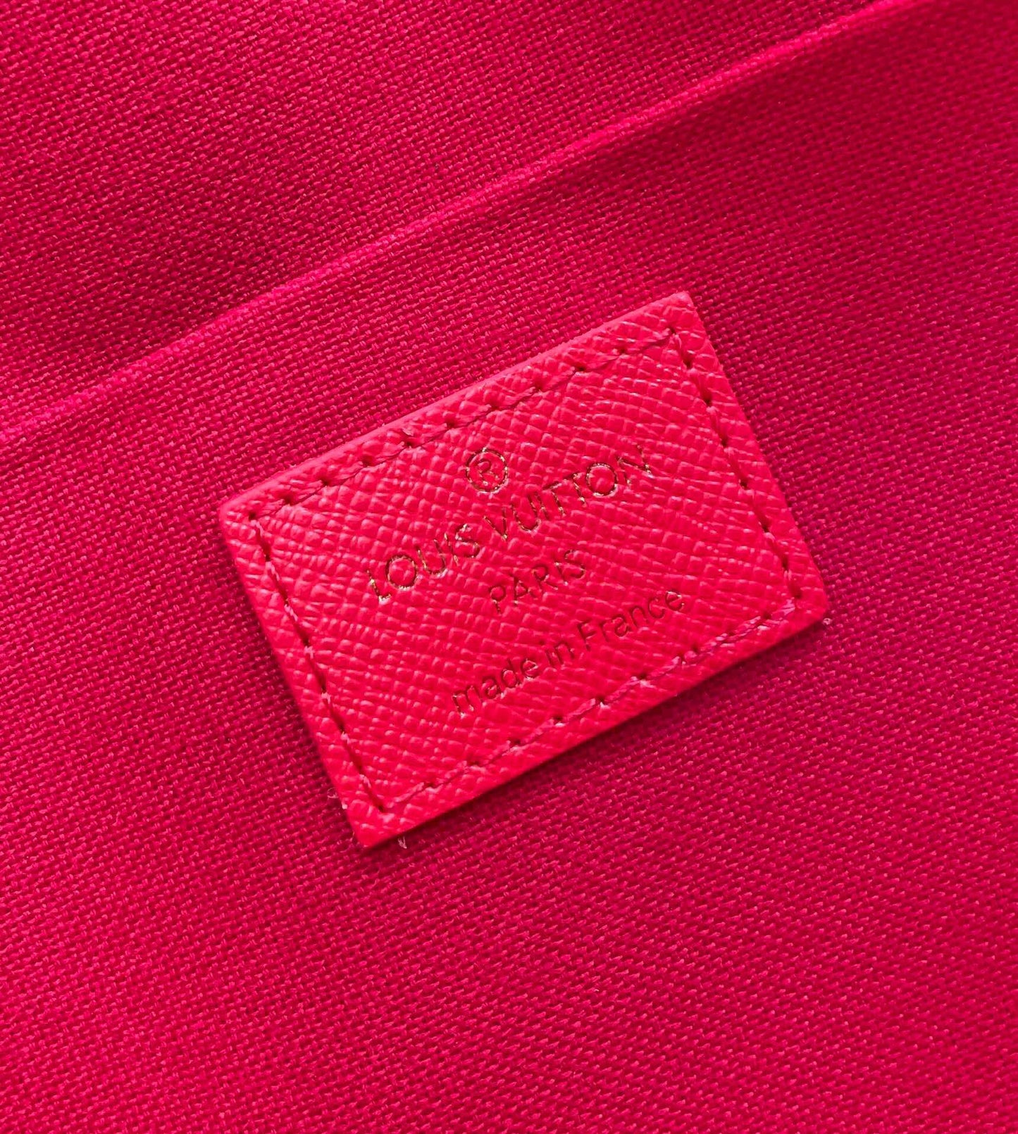FÉLICIE POCHETTE 21 EN TOILE ENDUIT DAMIER EBENE MARRON QUINCAILLERIE OR