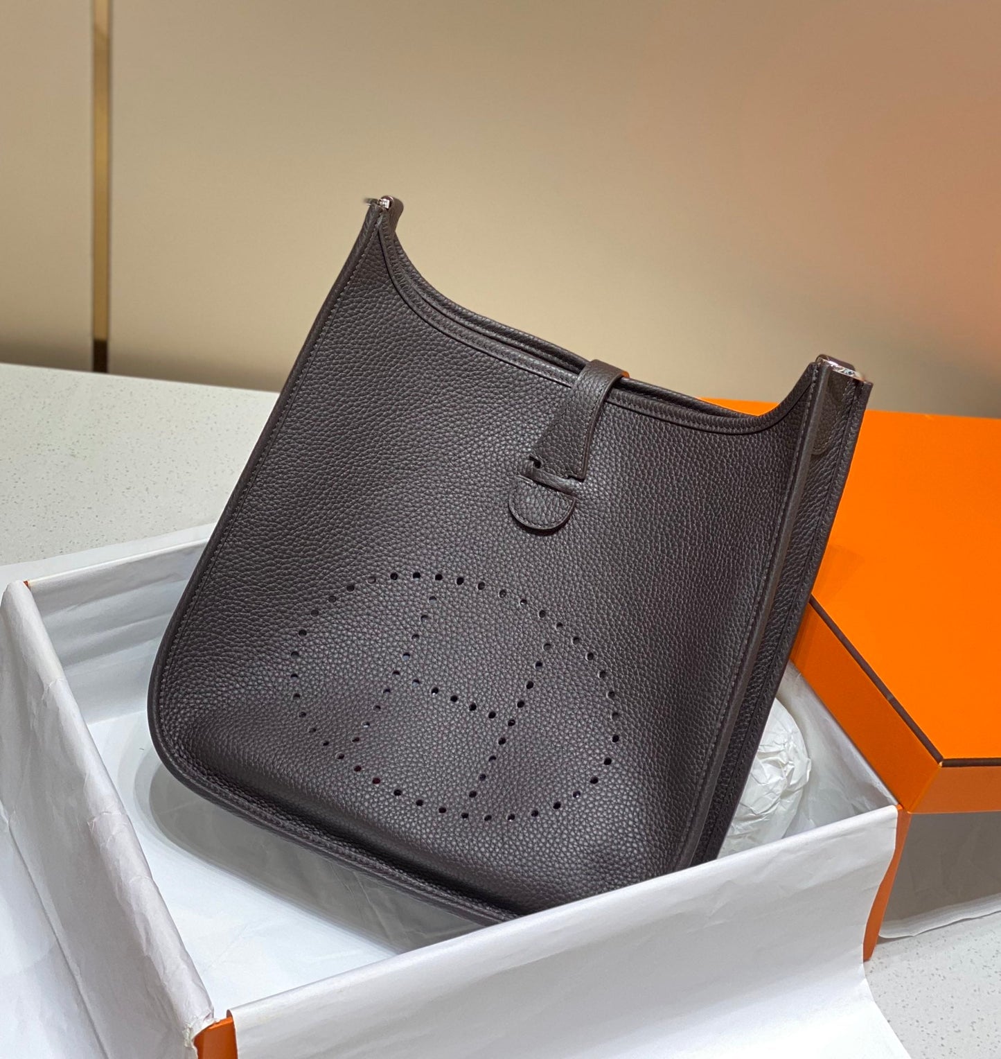 エヴリン 29cm チョコレート トーゴ シュガー