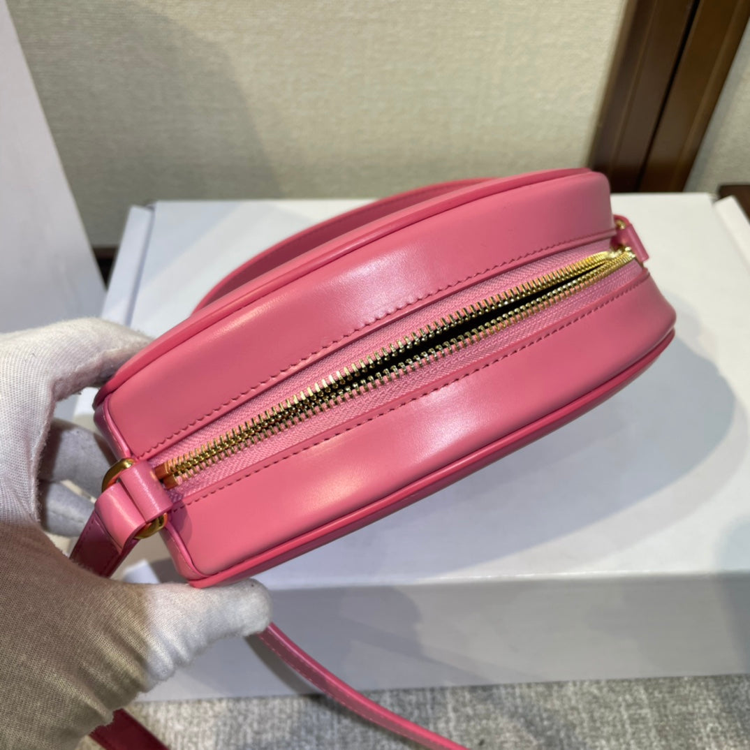 オーバルパースバッグ 20 ルージュピンクカーフスキン