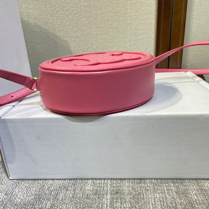 オーバルパースバッグ 20 ルージュピンクカーフスキン