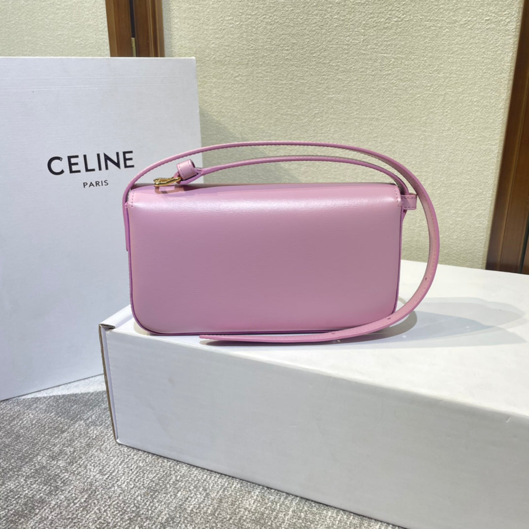クラシック トリオンフ 20 ピンク カーフスキン ゴールド金具