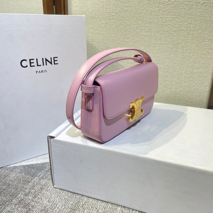 クラシック トリオンフ 20 ピンク カーフスキン ゴールド金具