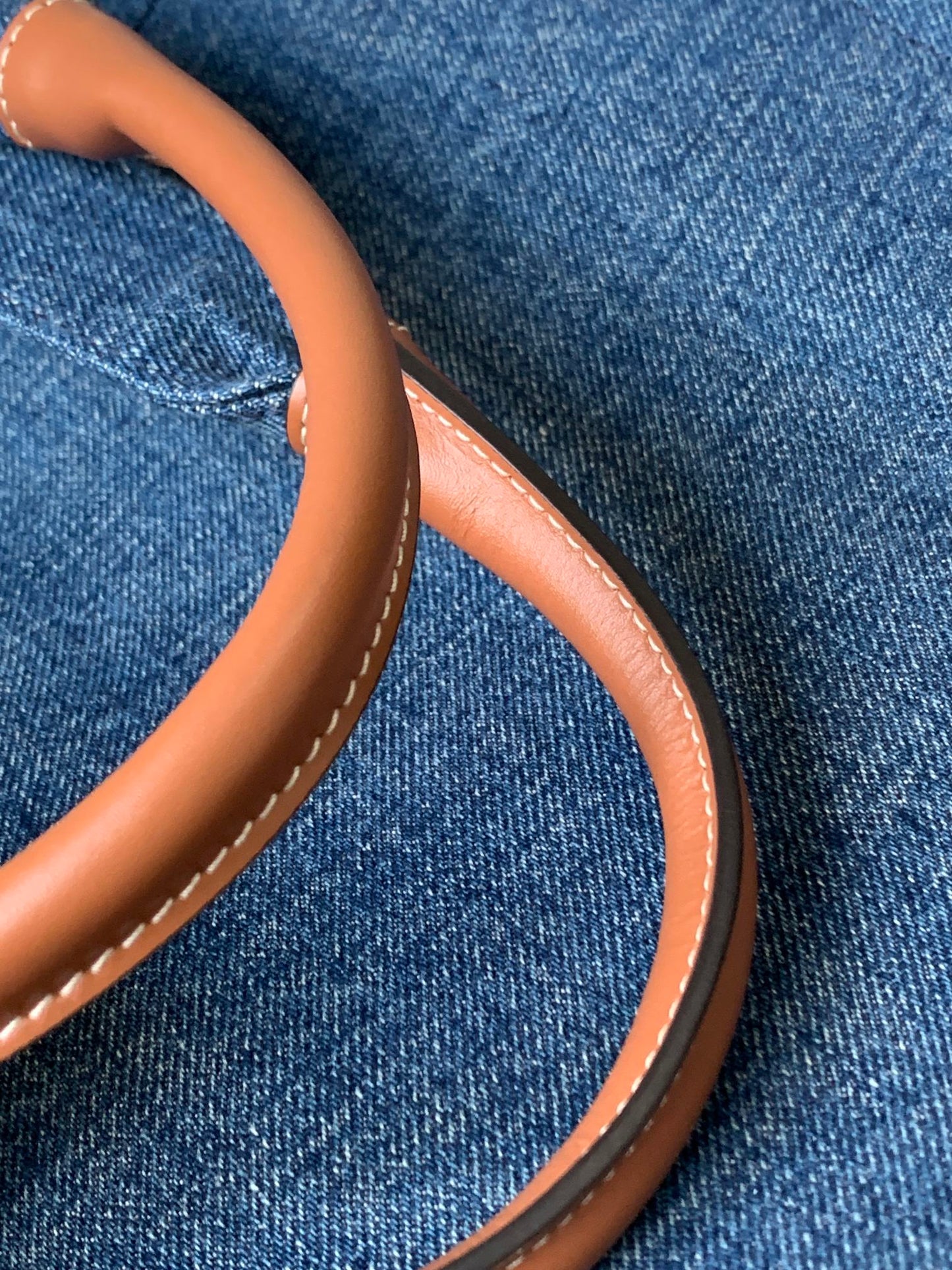 GRAND CABAS THAÏS 41 EN DENIM BLEU