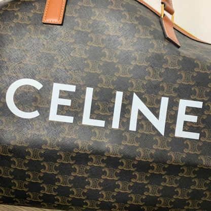 SAC DE VOYAGE 50 EN TOILE TRIOMPHE NOIRE IMPRIMÉ CELINE