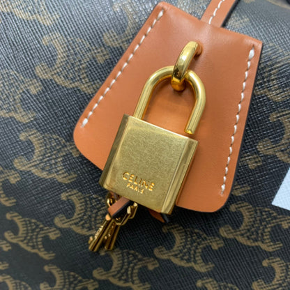 SAC DE VOYAGE 50 EN TOILE TRIOMPHE NOIRE IMPRIMÉ CELINE