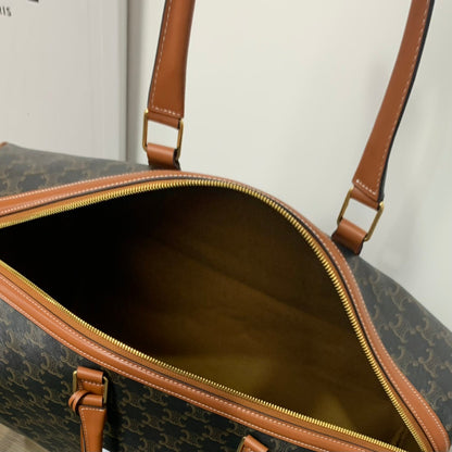 SAC DE VOYAGE 50 EN TOILE TRIOMPHE NOIRE IMPRIMÉ CELINE