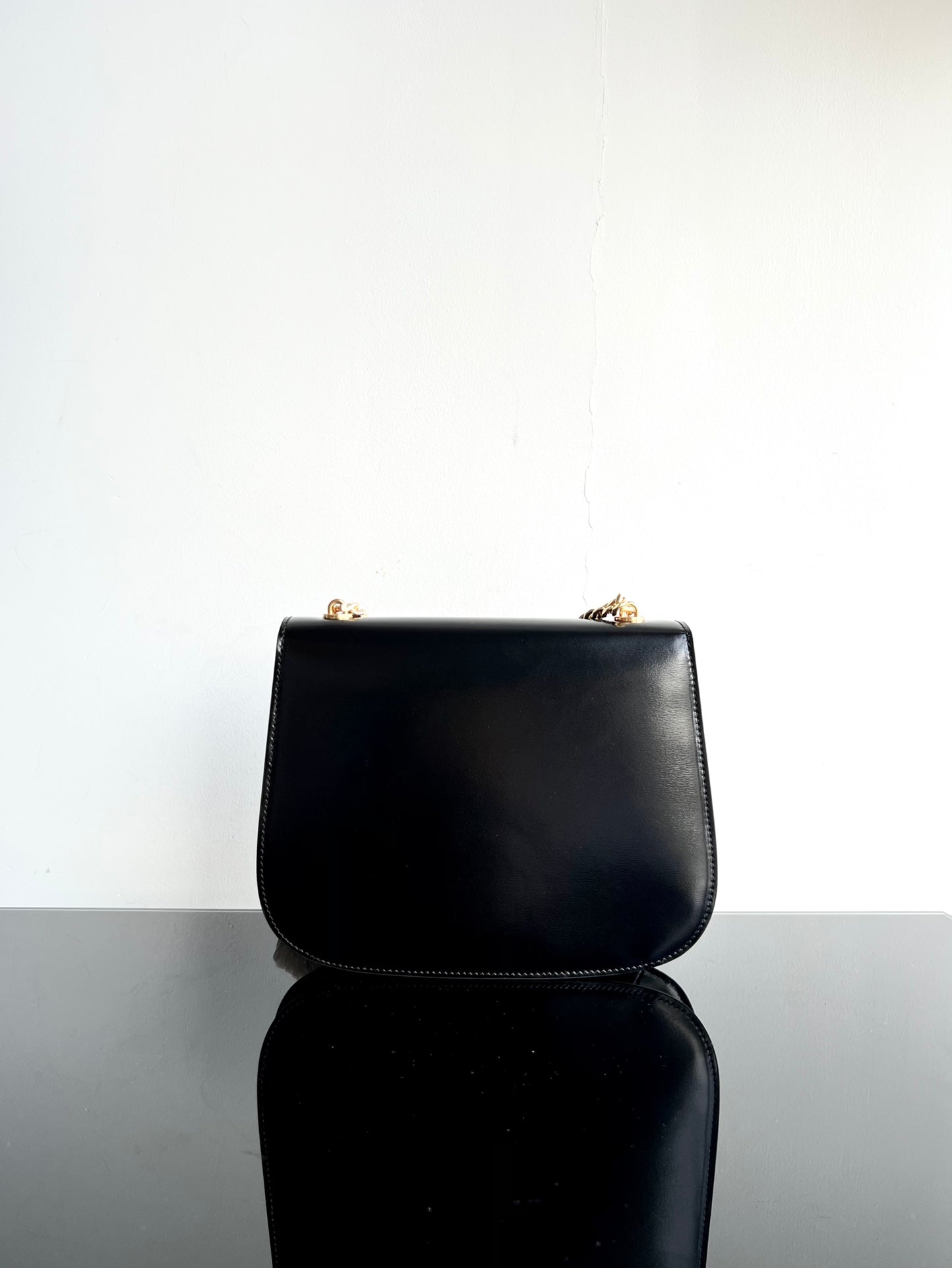 BESACE TRIPHOME 24 ブラック グロッシーカーフスキン