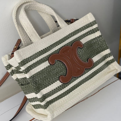TRIPHOME 29 TISSU BLANC NOIR AVEC LOGO MARRON