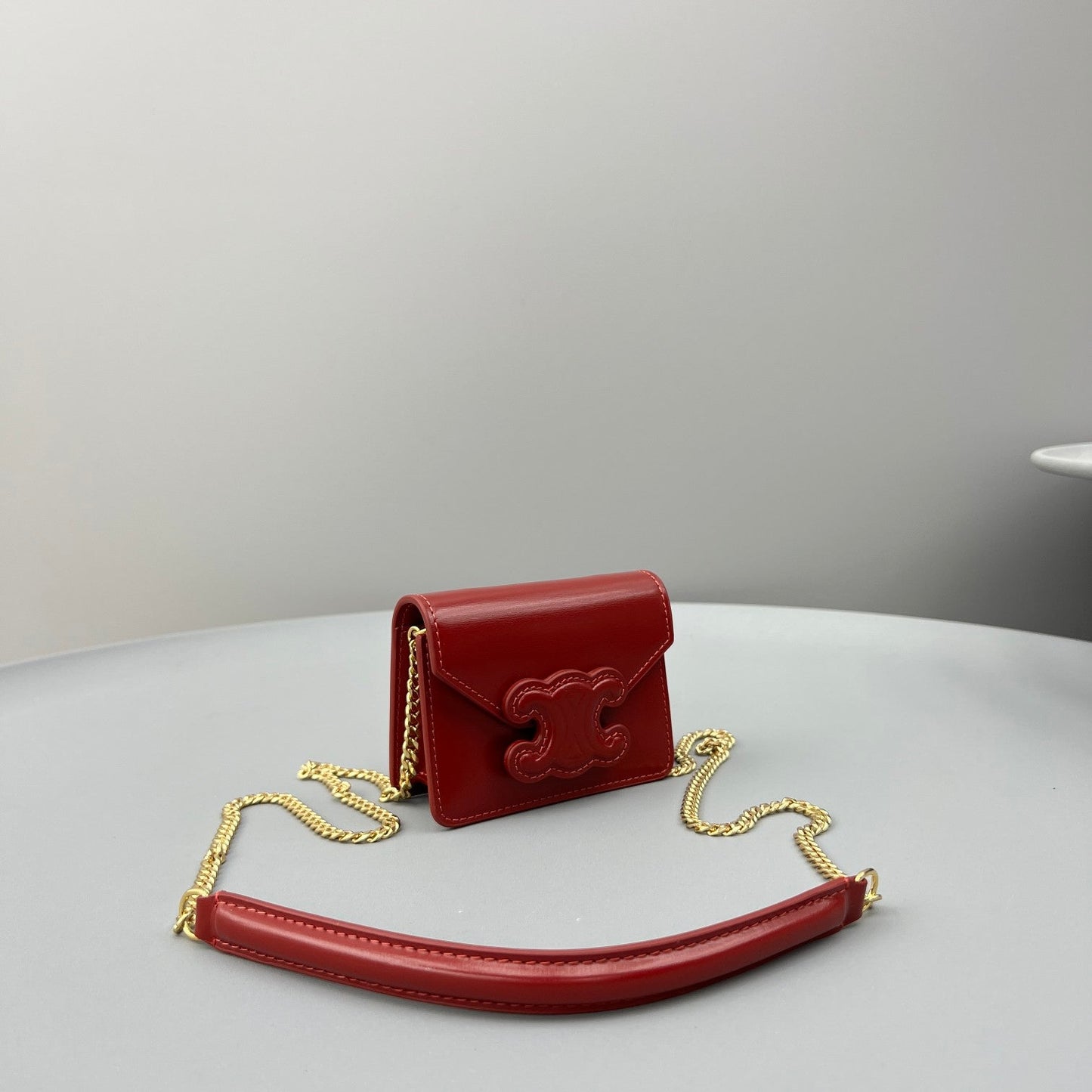 CUIR TRIPHOME 11 チェリーレッドカーフスキン