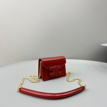 CUIR TRIPHOME 11 チェリーレッドカーフスキン