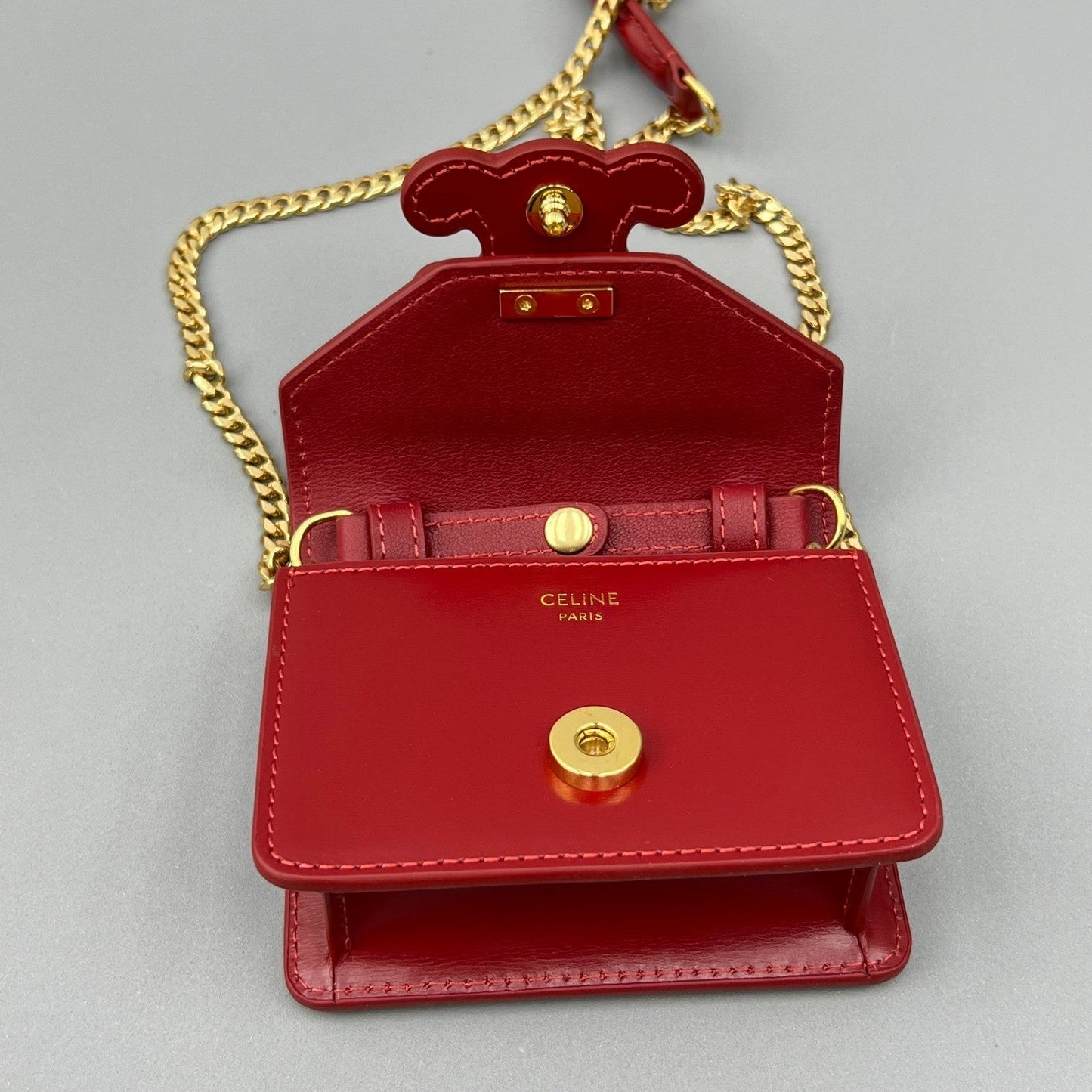 CUIR TRIPHOME 11 チェリーレッドカーフスキン