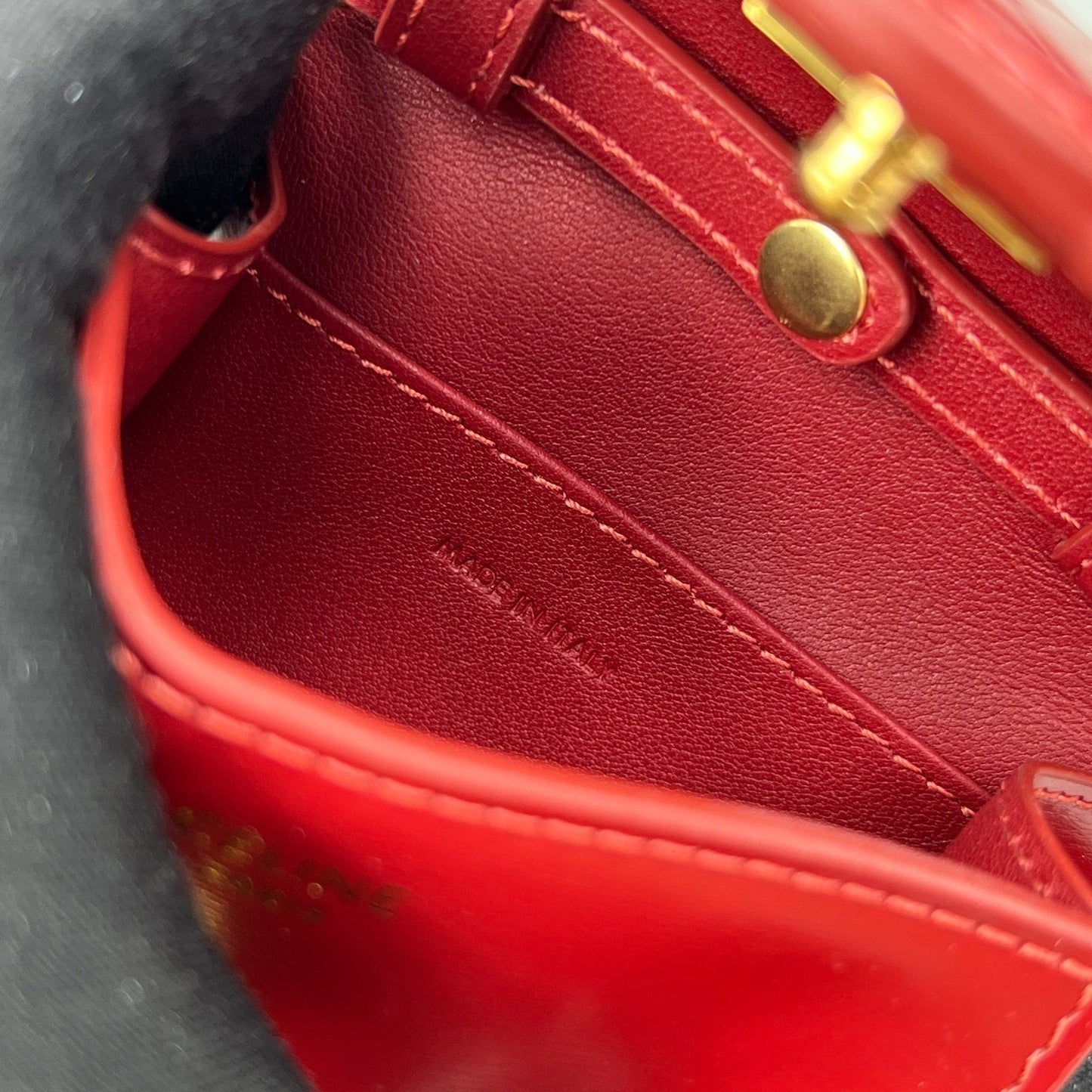 CUIR TRIPHOME 11 チェリーレッドカーフスキン