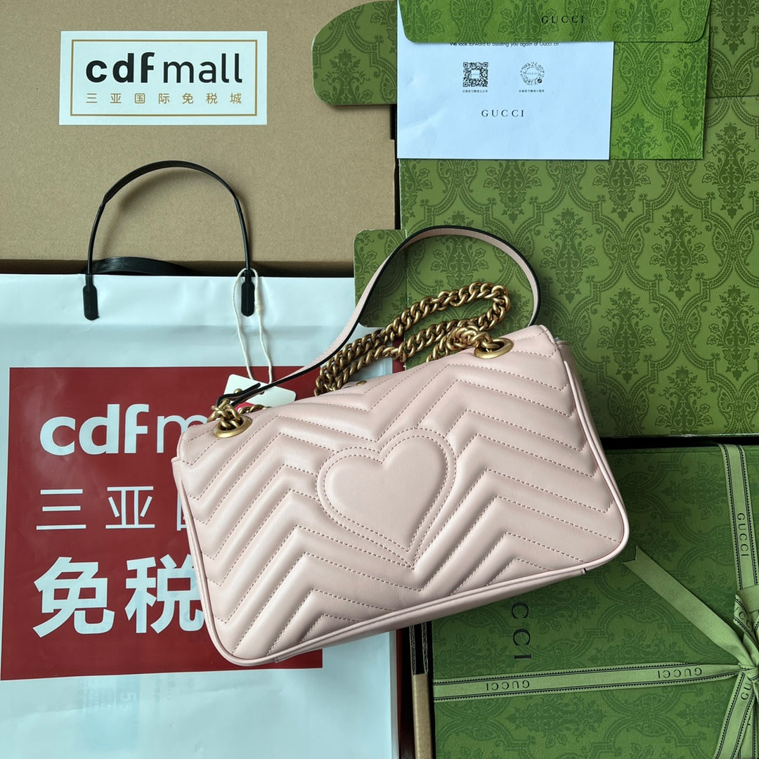 GGマーモント 26cm ヌード マトラッセレザー ゴールド金具