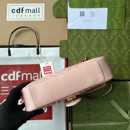 GGマーモント 26cm ヌード マトラッセレザー ゴールド金具