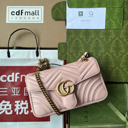 GGマーモント 26cm ヌード マトラッセレザー ゴールド金具