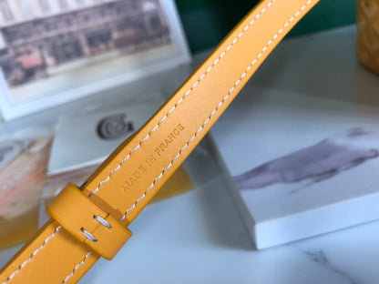 ミューズ バニティケース 20 イエロー ゴヤルディン キャンバス