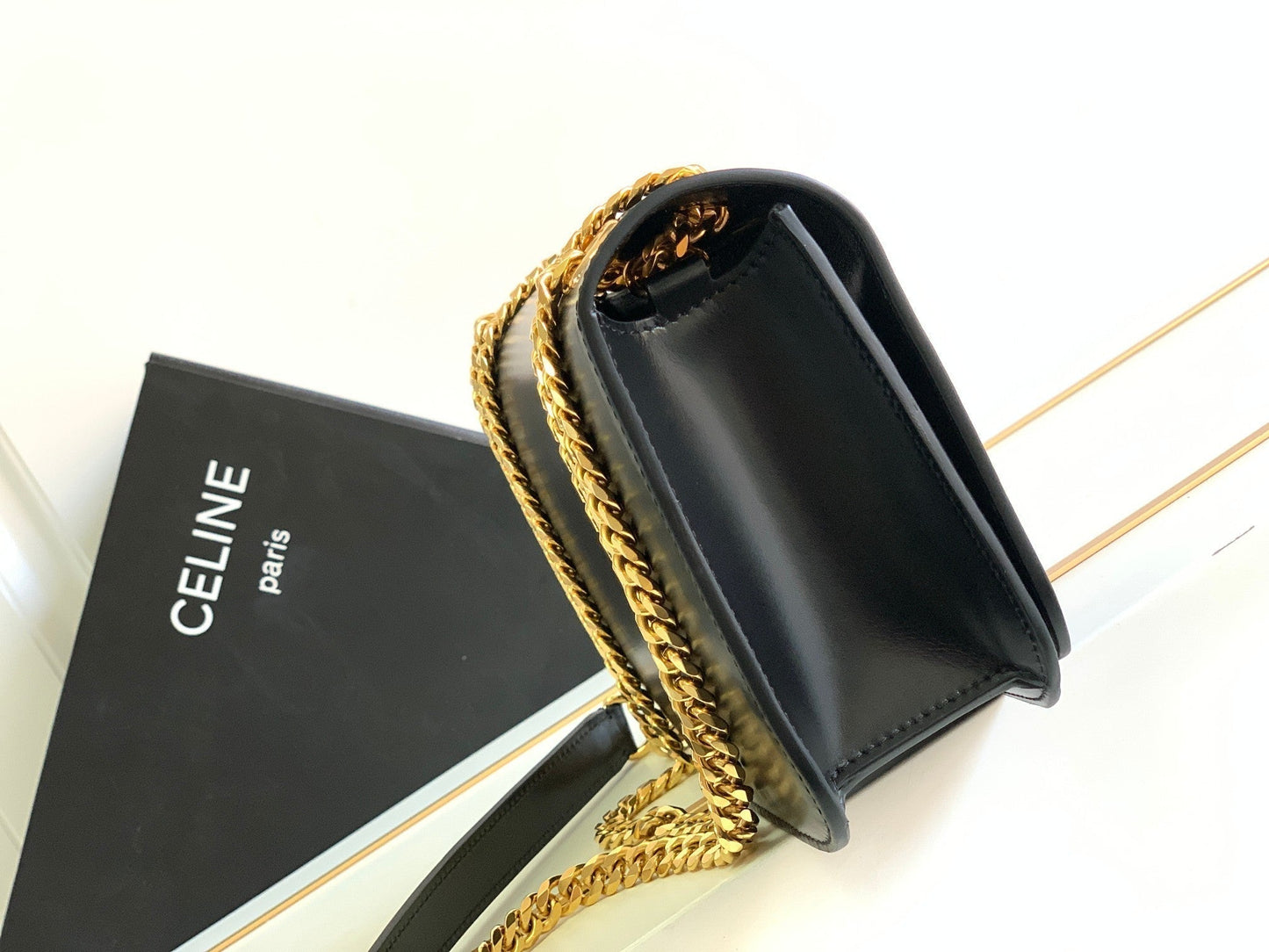 TRIOMPHE FRAME 23 CUIR DE VEAU NOIR