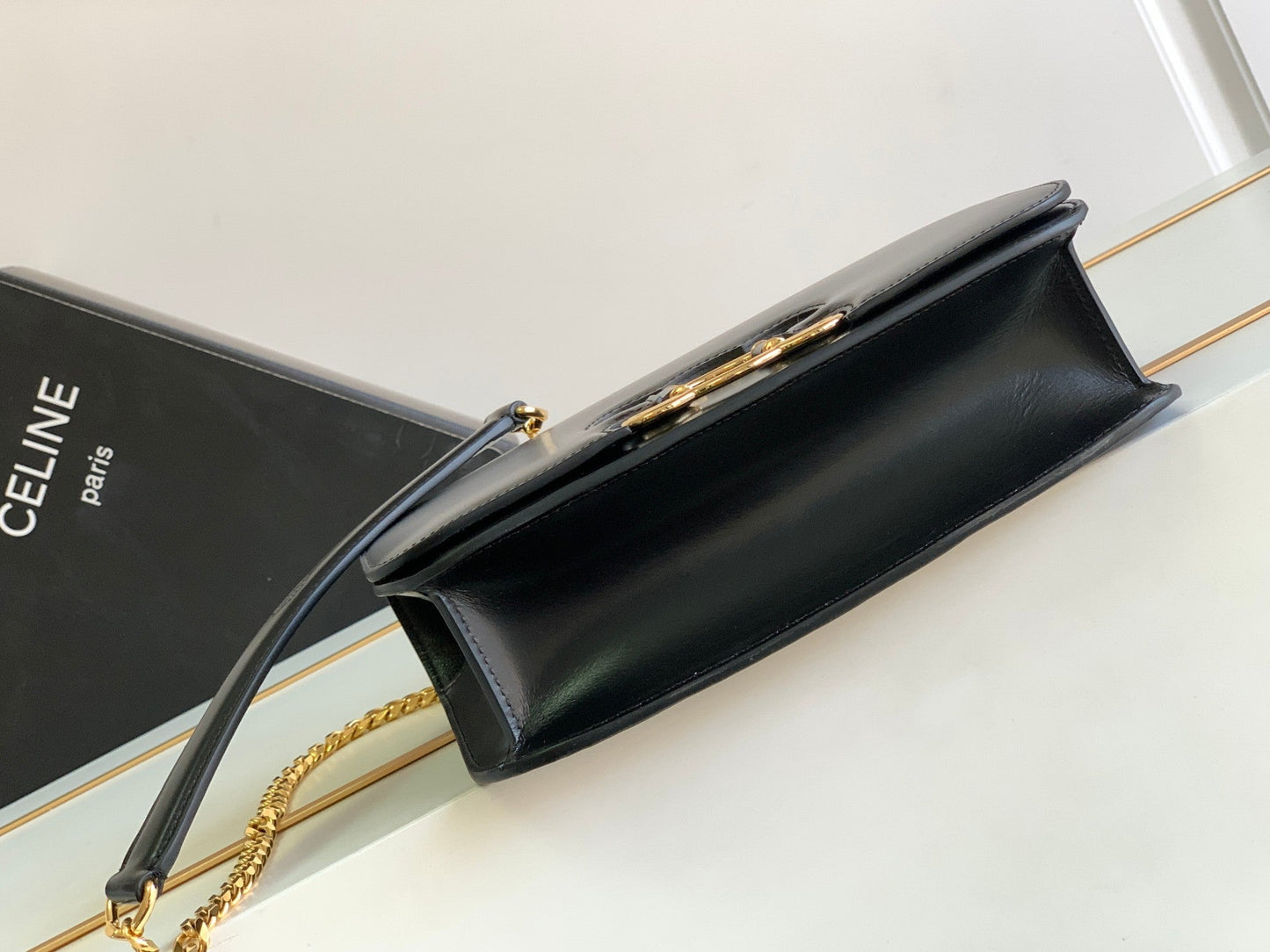 TRIOMPHE FRAME 23 CUIR DE VEAU NOIR