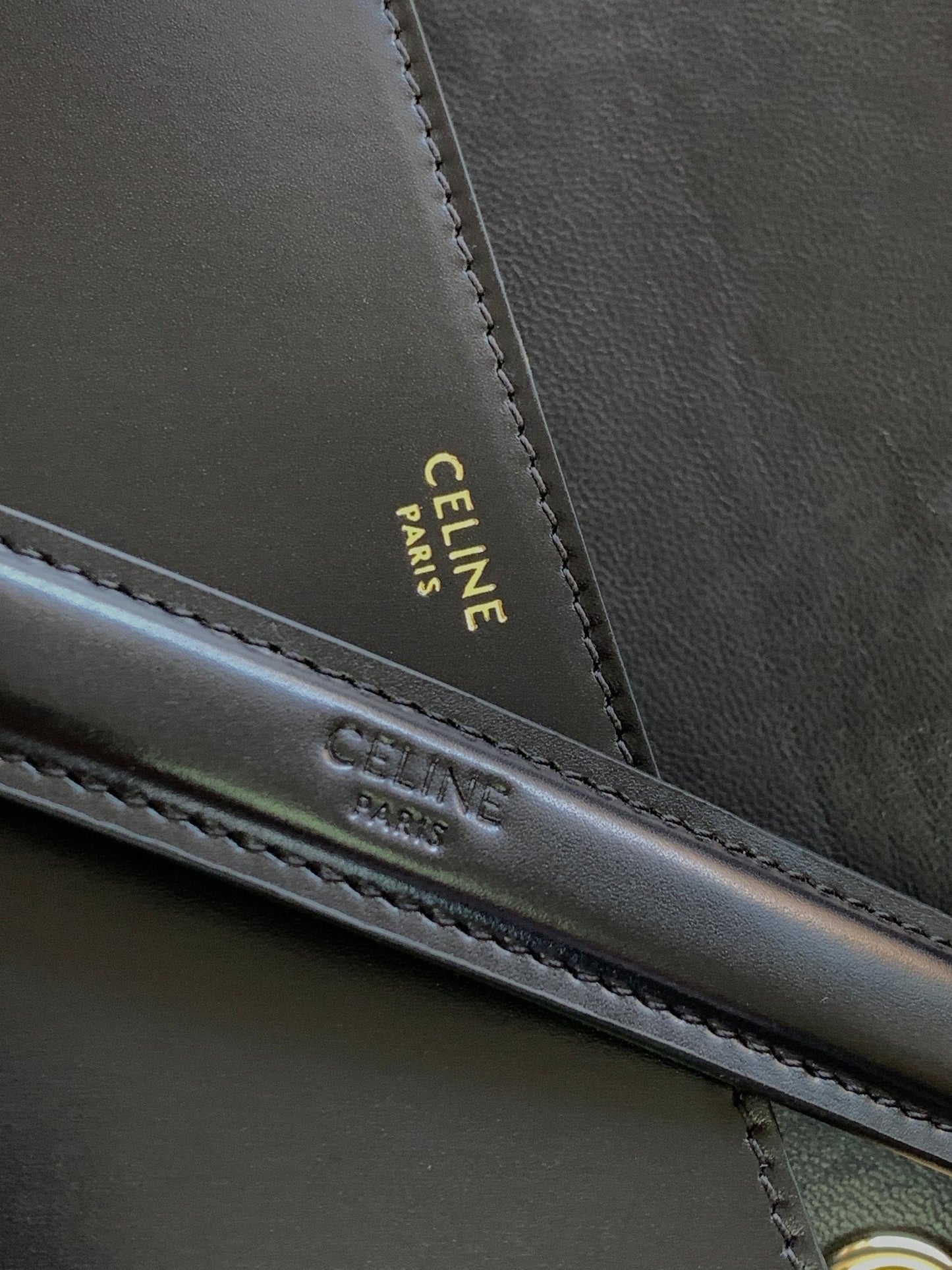 TRIOMPHE FRAME 23 CUIR DE VEAU NOIR