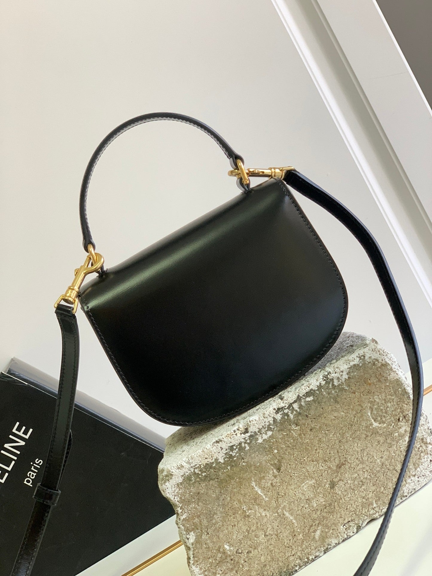 ティーンチェーン ブザス トリオンフ 15.5cm ブラック カーフスキン