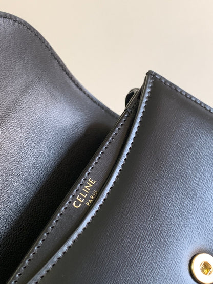 ティーンチェーン ブザス トリオンフ 15.5cm ブラック カーフスキン
