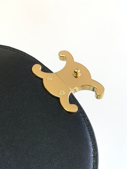 ティーンチェーン ブザス トリオンフ 15.5cm ブラック カーフスキン