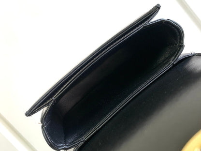 ティーンチェーン ブザス トリオンフ 15.5cm ブラック カーフスキン