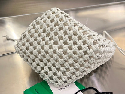SAC CAVALLINO 23 EN CUIR D'AGNEAU BLANC